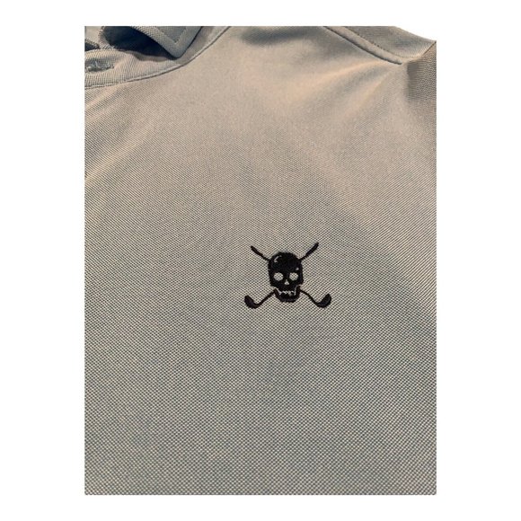 Fairway & Greene FG Made In USA Polo Shirt Blue M With Chuco Golf Logo Excellent - Picture 5 of 7